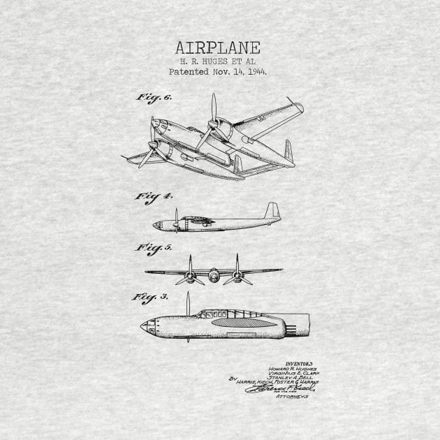 Airplane patent by Dennson Creative
